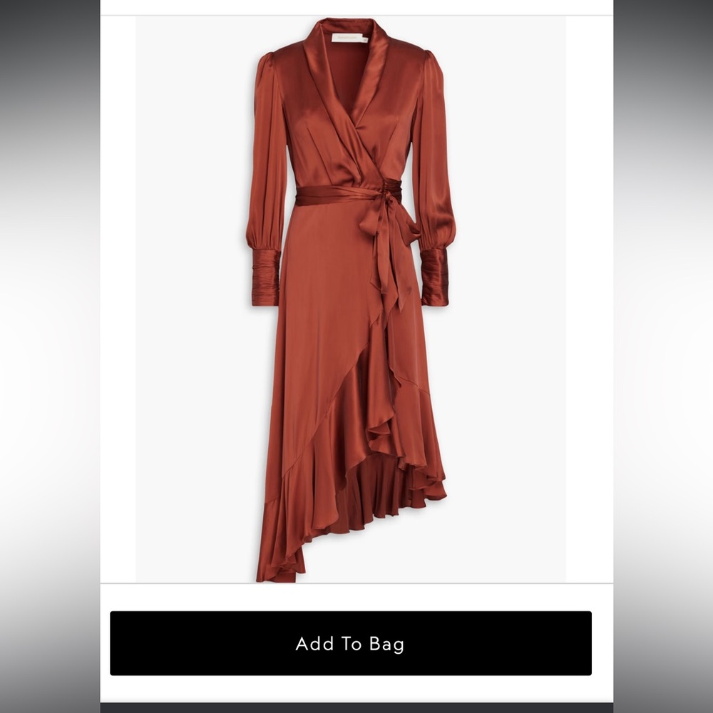 Zimmerman Asymmetric Wrap Dress